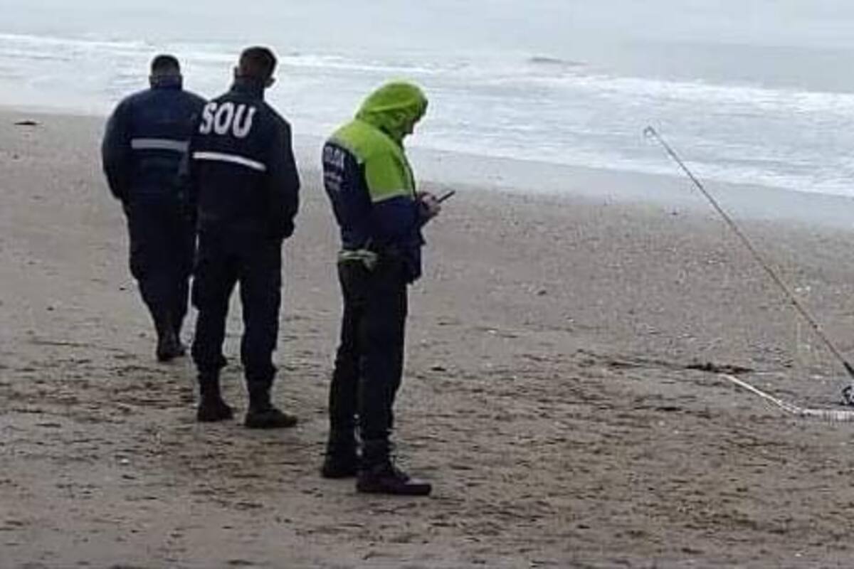 El operativo de seguridad tras el hallazgo de un pescador en Mar de Ajó