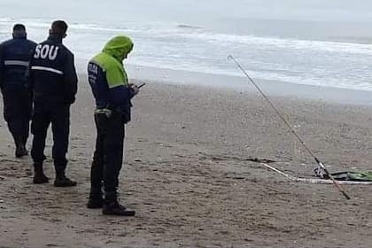El operativo de seguridad tras el hallazgo de un pescador en Mar de Ajó