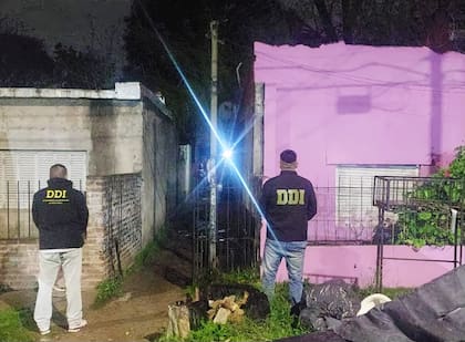 El operativo en la casa de la niña asesinada