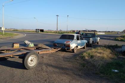 El operativo en la ruta luego permitió llegar hasta la chatarrería en Ramallo
