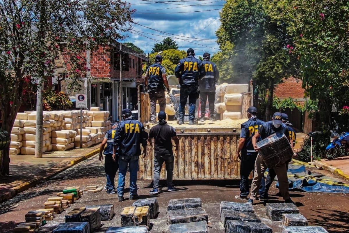 El operativo en Misiones fue desarrollado por detectives de la Policía Federal Argentina