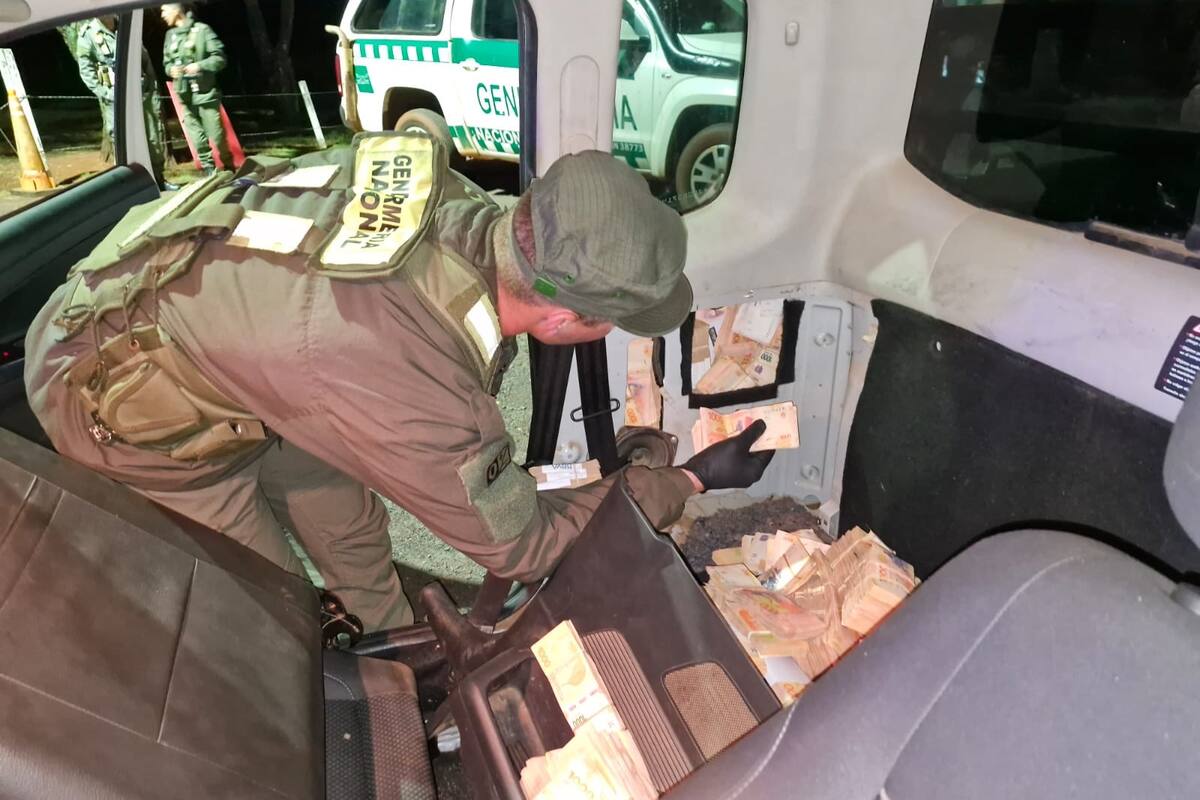 El operativo fue realizado por gendarmes del Escuadrón de Santo Tomé