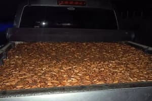 El operativo incautó material no declarado (Foto: X)