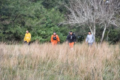 El operativo incluye rastrillajes y recorridos aéreos a través de un drone.