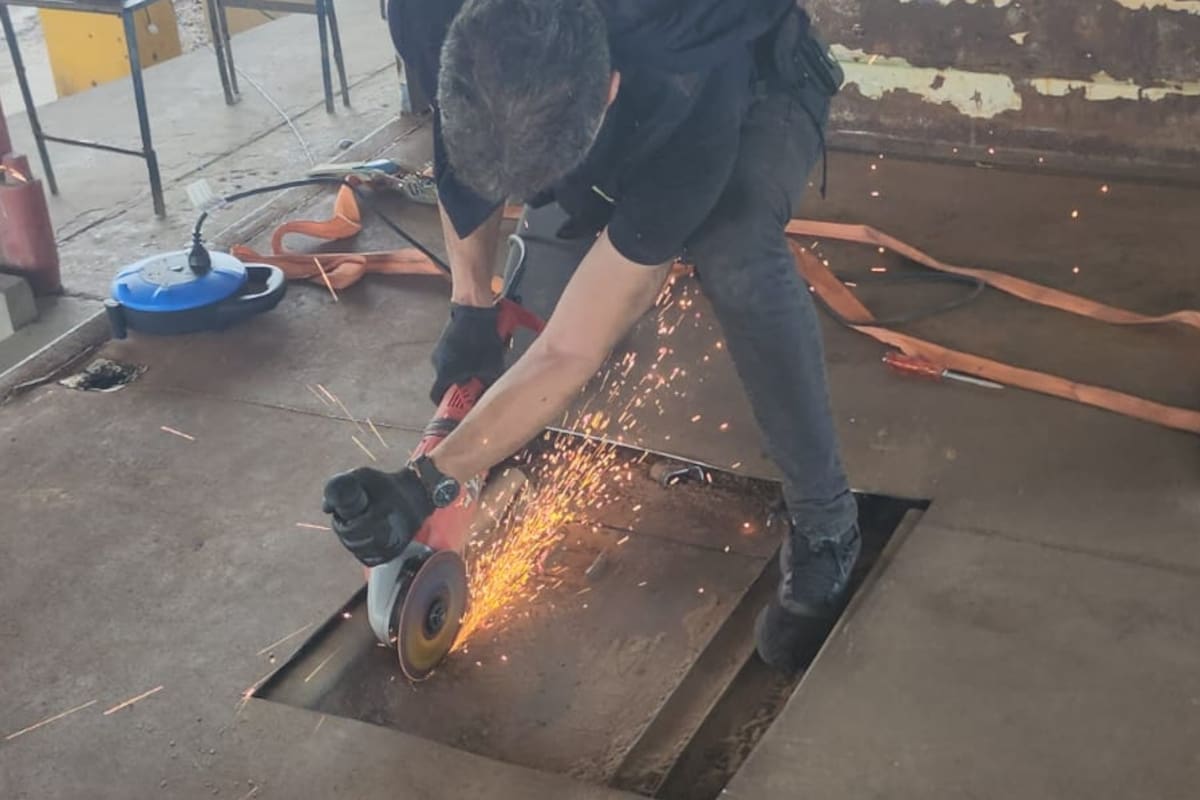 El operativo ocurrió este domingo por la tarde