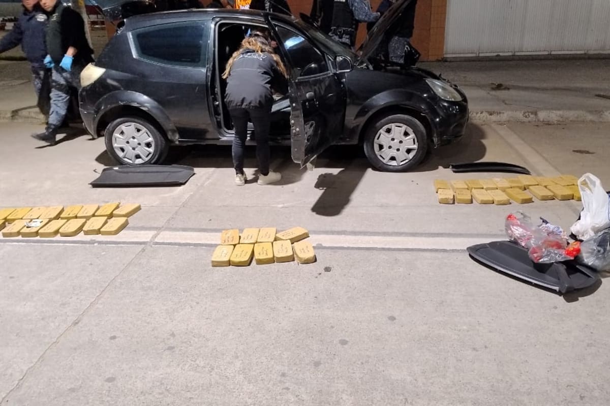 El operativo se hizo durante la madrugada de hoy en el puente que separa Gualeguaychú de Fray Bentos