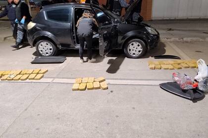 El operativo se hizo durante la madrugada de hoy en el puente que separa Gualeguaychú de Fray Bentos