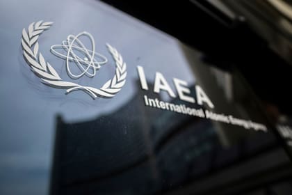 El Organismo Internacional de Energía Atómica (OIEA) en Viena, Austria, el 23 de junio de 2025. (AP Foto/Michael Gruber, Archivo)