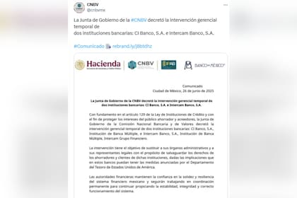 El organismo mexicano emitió un comunicado sobre las acusaciones a las tres entidades