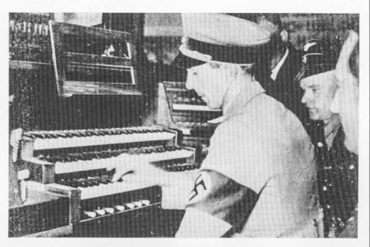 El órgano Walcker 2500 en una imagen de 1936 del archivo de la firma Walcker en Ludwigsburg, Alemania