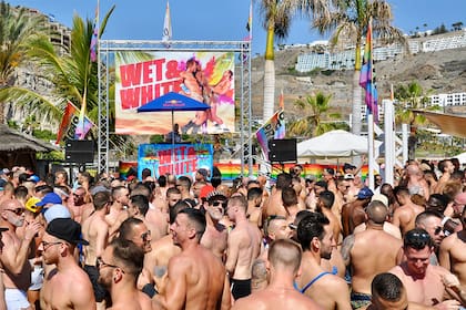 El orgullo gay en Maspalomas, en la Gran Canaria