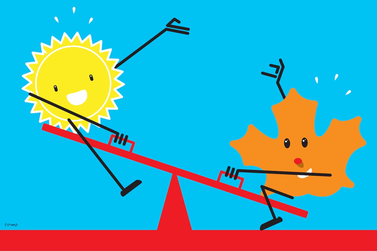 El otoño sigue deleitándonos con tardes térmicamente agradables