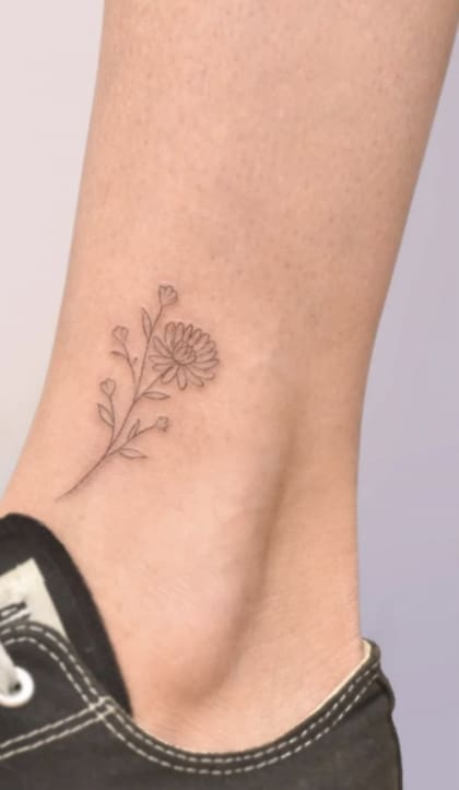 El otro tatuaje que se hizo Paula Chaves (Foto: Instagram/@chavespauok)