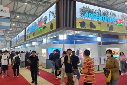 El pabellón argentino en la SIAL China