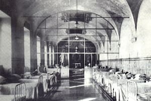 El pabellón "K" del Hospital Fatebenefratelli de Roma