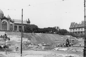 El Pabellón poco tiempo antes de ser demolido.