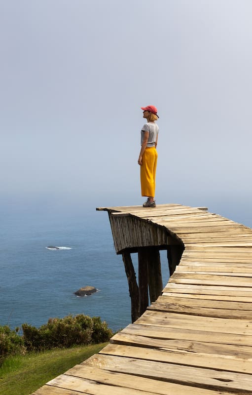 El Pacífico desde el muelle de las Almas, una obra de Marcelo Orellana Rivera.