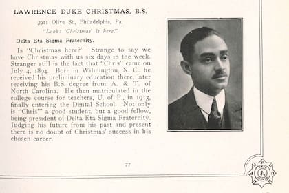 El padre de Alice fue el doctor Lawrence Duke Christmas