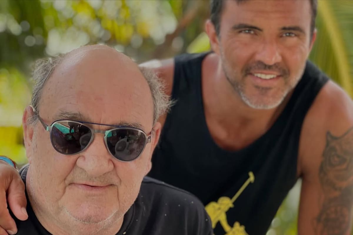 El padre del exfutbolista murió el viernes en Mar del Plata (Foto: Instagram @fabiancuberooficial)