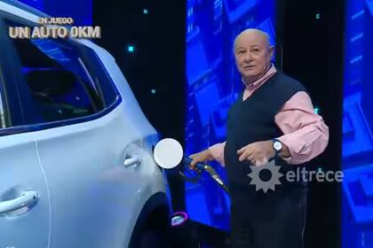 El padre del participante manejó desde Córdoba en auto para que su hijo participara de Los 8 escalones (Foto: Captura de TV / eltrece)