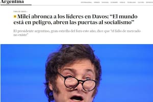 El País, de España, definió a Milei como "la gran estrella del foro este año"