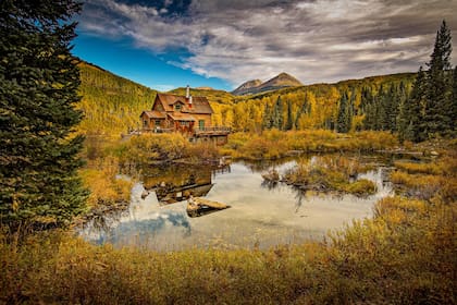 El paisaje es el marco perfecto para quienes llegan en busca de tranquilidad.