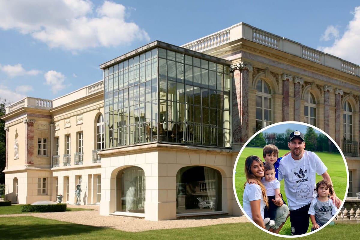 El palacete que la familia Messi quiere para instalarse en las afueras de París
