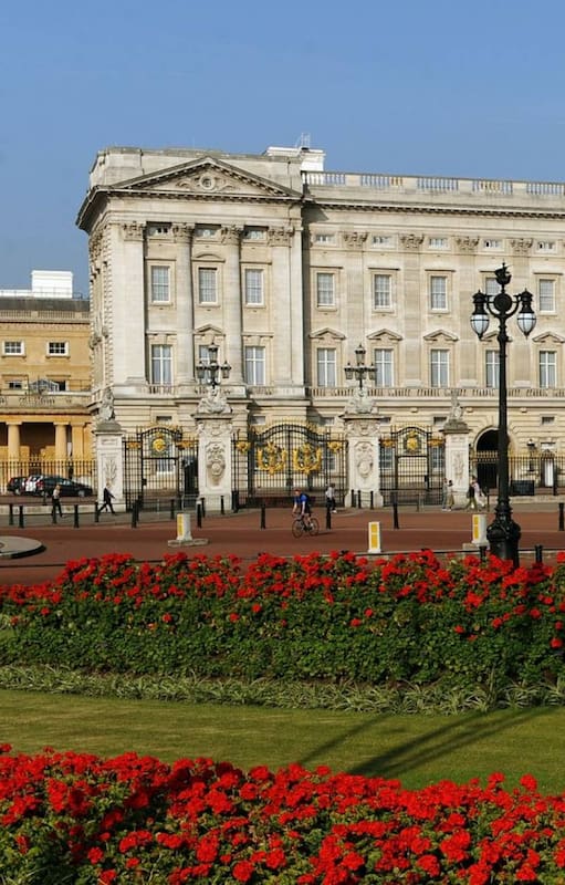El palacio de Buckingham.