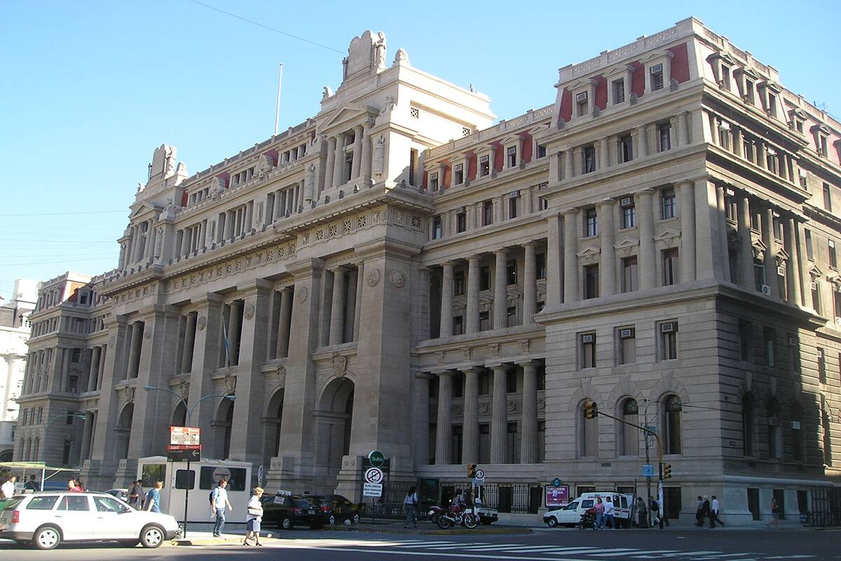 El Palacio de Justicia en la ciudad de Buenos Aires