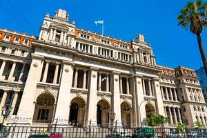 El Palacio de Justicia, sede de la Corte Suprema en la ciudad de Buenos Aires