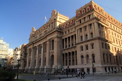 El palacio de Tribunales, sede de la Corte Suprema de Justicia.