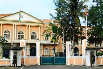 El palacio presidencial de Santo Tomé y Príncipe