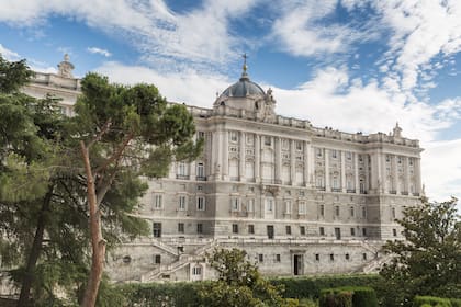 El palacio Real de Madrid.