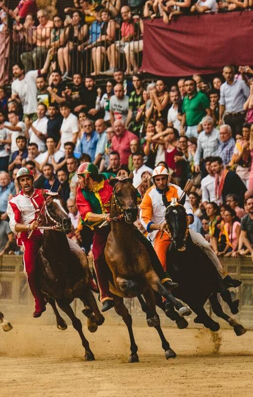 El palio de Siena tiene lugar cada 16 de agosto. Gentileza Consorzio per la Tutela del Palio de Siena.