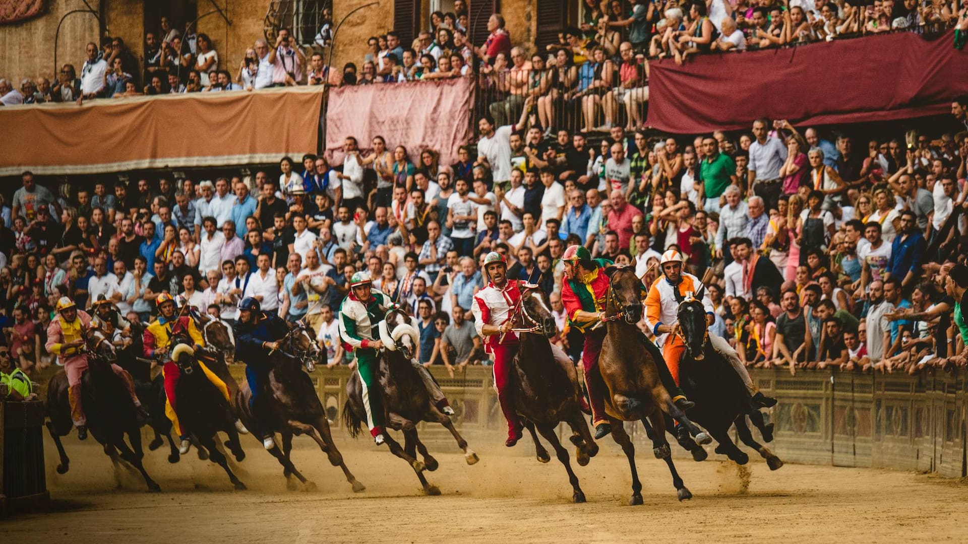 El palio de Siena tiene lugar cada 16 de agosto. Gentileza Consorzio per la Tutela del Palio de Siena.