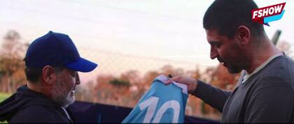 El Pampa le pidió al Diego que le firme la 10 del Napoli