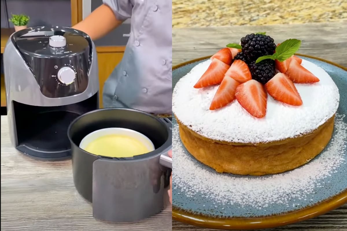 El pan de elote, un platillo tradicional de México elaborado con maíz, puede prepararse en 45 minutos en la freidora de aire