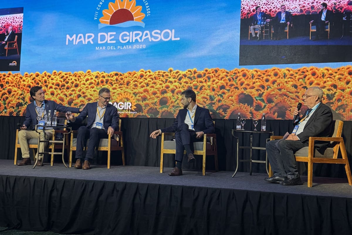 El panel con las empresas del sector donde se destacaron las oportunidades para el girasol