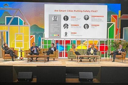El panel del congreso Smart Cities, desarrollado en Barcelona, del que participó el ministro de Justicia y Seguridad porteño, Marcelo D'Alessandro