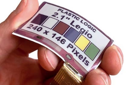 El panel flexible de tinta electrónica a color es un desarrollo conjunto entre E Ink y Plastic Logic, en una tecnología que se podría aplicar para dispositivos vestibles
