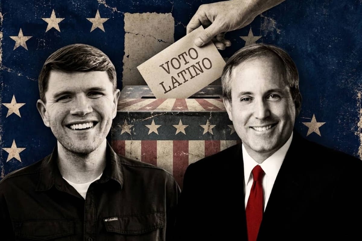 El panorama electoral de Texas muestra una notable ventaja del demócrata James Talarico sobre el republicano Ken Paxton en el voto latino