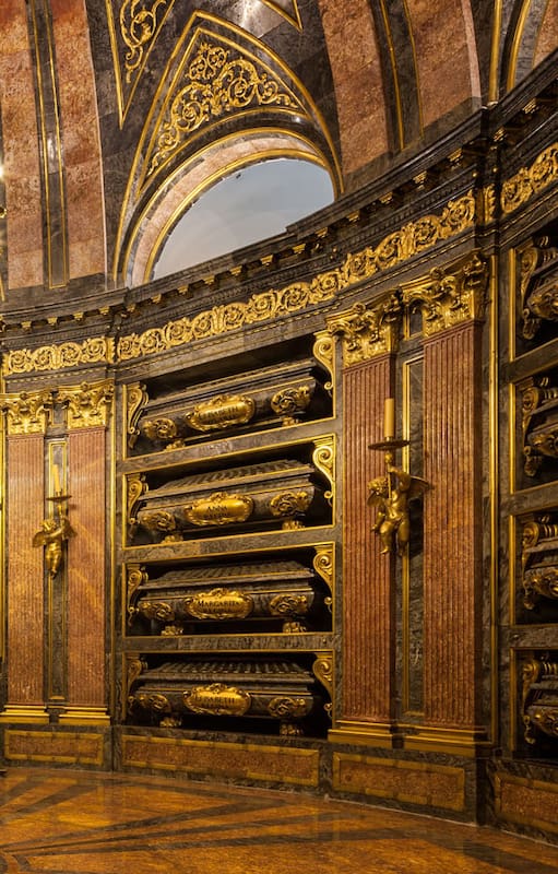 El Panteón Real de El Escorial.