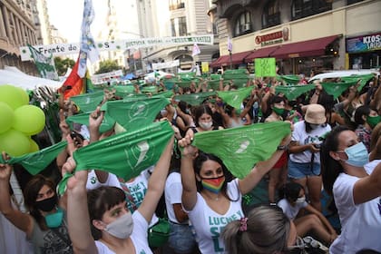El pañuelo verde, un símbolo de quienes se encuentran a favor de la legalización del aborto