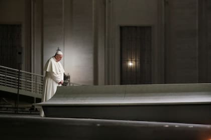 El Papa Francisco, en el Via Crucis