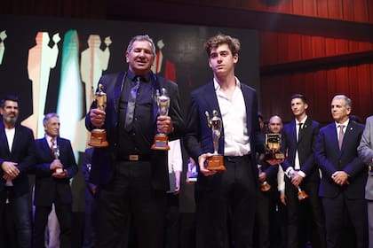 El papá de Dibu Martínez y Franco Colapinto, tras la premiación compartida del Olimpia de Oro