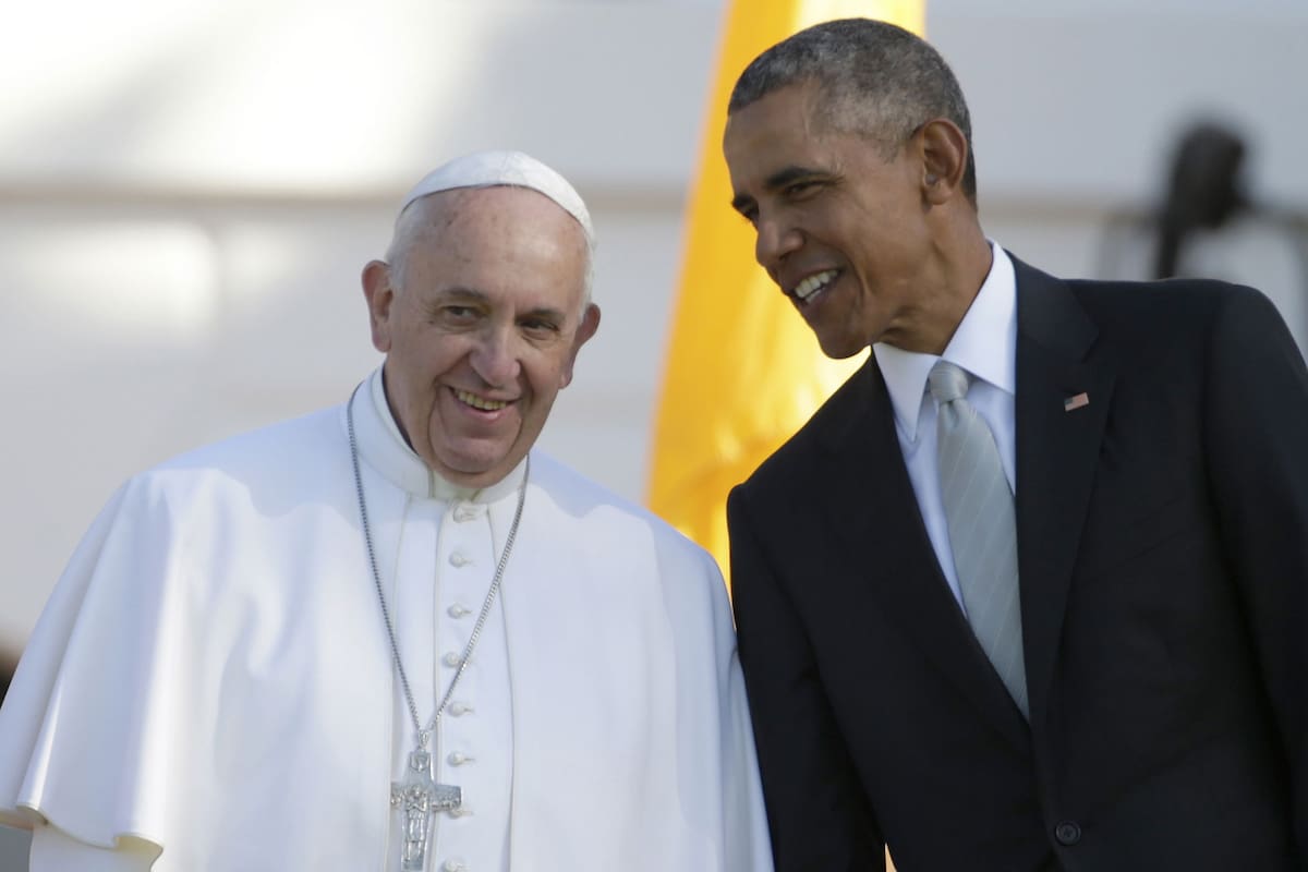El Papa dio un discurso en la Casa Blanca y luego se reunió con Obama