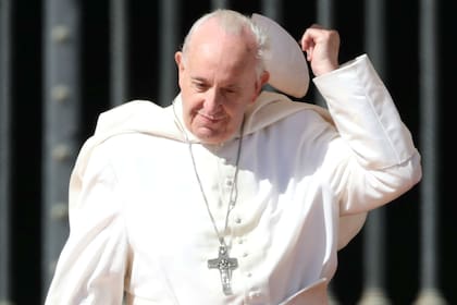 El Papa, durante la última audiencia pública en el Vaticano