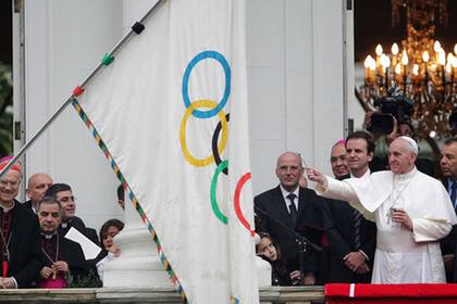 El Papa Francisco apoyó la candidatura olímpica de Roma para 2024