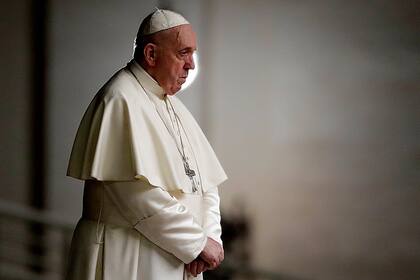 El Papa Francisco durante la celebración del Via Crucis
