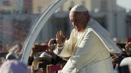 El papa Francisco durante su gira por México